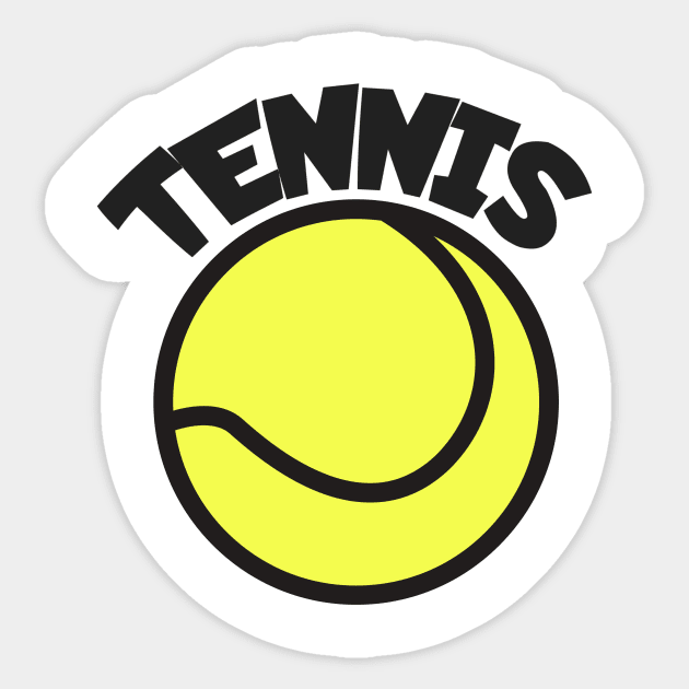 Tennis Sticker by maxcode